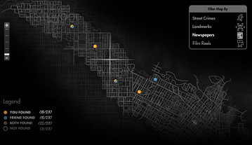L.A. Noire - Los Angeles Map